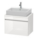 Duravit Meuble sous-lavabo Com DuraStyle 70x47,8 cm, blanc, avec base, 1 tiroir