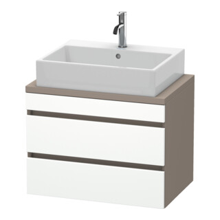 Duravit Meuble sous-lavabo Com DuraStyle 70x47,8 cm, blanc mat, 2 tiroirs