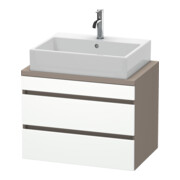 Duravit Meuble sous-lavabo Com DuraStyle 70x47,8 cm, blanc mat, 2 tiroirs