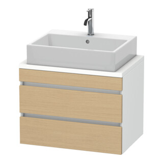Duravit Meuble sous-lavabo Com DuraStyle 70x47,8 cm, blanc mat, 2 tiroirs