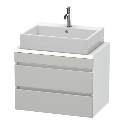 Duravit Meuble sous-lavabo Com DuraStyle 70x47,8 cm, blanc mat, 2 tiroirs