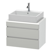 Duravit Meuble sous-lavabo Com DuraStyle 70x47,8 cm, blanc mat, 2 tiroirs