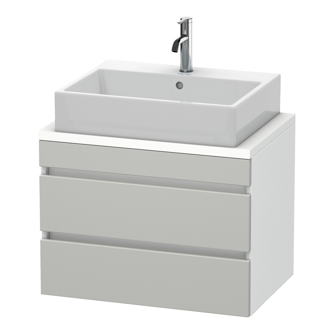 Duravit Meuble sous-lavabo Com DuraStyle 70x47,8 cm, blanc mat, 2 tiroirs