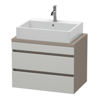 Duravit Meuble sous-lavabo Com DuraStyle 70x47,8 cm, blanc mat, 2 tiroirs