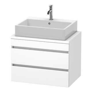 Duravit Meuble sous-lavabo Com DuraStyle 70x47,8 cm, blanc mat, 2 tiroirs