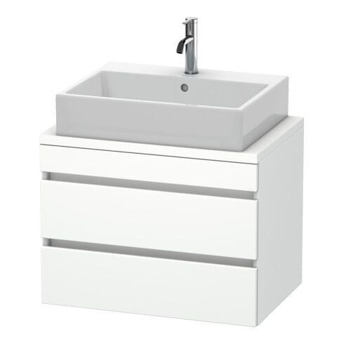 Duravit Meuble sous-lavabo Com DuraStyle 70x47,8 cm, blanc mat, 2 tiroirs