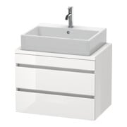 Duravit Meuble sous-lavabo Com DuraStyle 70x47,8 cm, blanc mat, 2 tiroirs-3