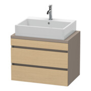 Duravit Meuble sous-lavabo Com DuraStyle 70x47,8 cm, blanc mat, 2 tiroirs