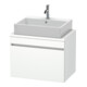 Duravit Meuble sous-lavabo Com DuraStyle 70x47,8 cm, blanc mat, pour console, 1 tiroir-1