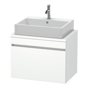 Duravit Meuble sous-lavabo Com DuraStyle 70x47,8 cm, blanc mat, pour console, 1 tiroir