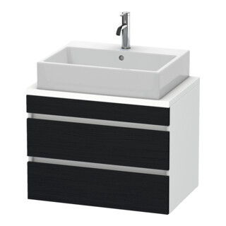 Duravit Meuble sous lavabo Com DuraStyle 70x47,8 cm, blanc œuf, 2 tiroirs