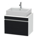 Duravit Meuble sous lavabo Com DuraStyle 70x47,8 cm, blanc œuf/blanc, 1 tiroir-1