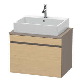 Duravit Meuble sous-lavabo Com DuraStyle 70x47,8 cm, blanc œuf mat, 1 tiroir