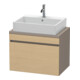 Duravit Meuble sous-lavabo Com DuraStyle 70x47,8 cm, blanc œuf mat, 1 tiroir-1
