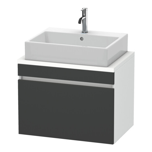 Duravit Meuble sous lavabo Com DuraStyle 70x47,8 cm, gris m/we ma, f Kons, 1 tiroir