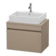 Duravit Meuble sous lavabo Com DuraStyle 70x47,8 cm, lin, pour console, 1 tiroir-1
