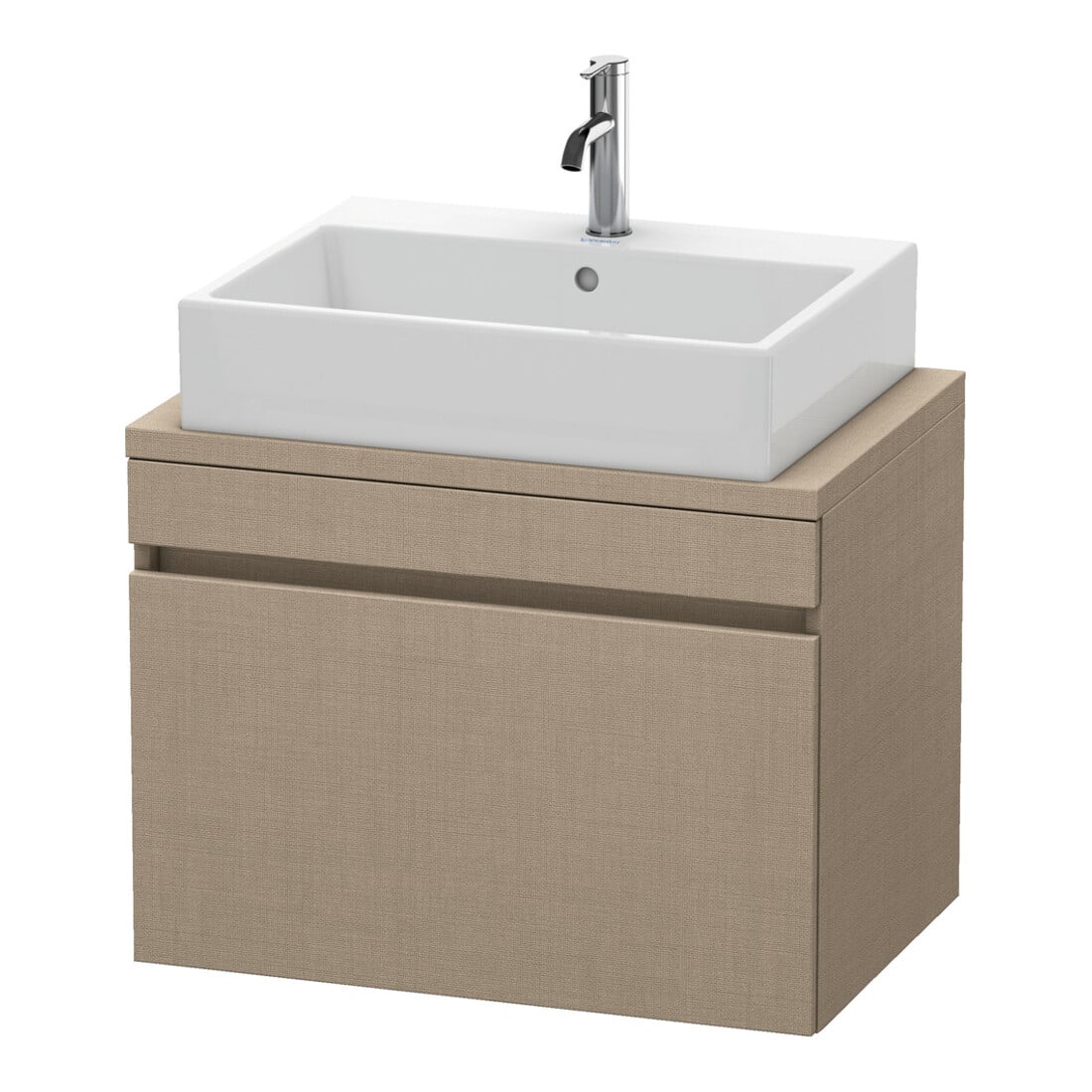 Duravit Meuble sous lavabo Com DuraStyle 70x47,8 cm, lin, pour console, 1 tiroir