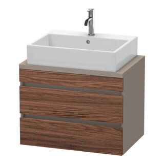 Duravit Meuble sous lavabo Com DuraStyle 70x47,8 cm, N dk/b ma, avec 2 tiroirs