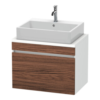 Duravit Meuble sous-lavabo Com DuraStyle 70x47,8 cm, N dk/we ma, avec console, 1 tiroir