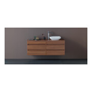 Duravit Meuble sous lavabo Com DuraStyle 70x47,8 cm, noyer naturel, pour console, 2 tiroirs-5