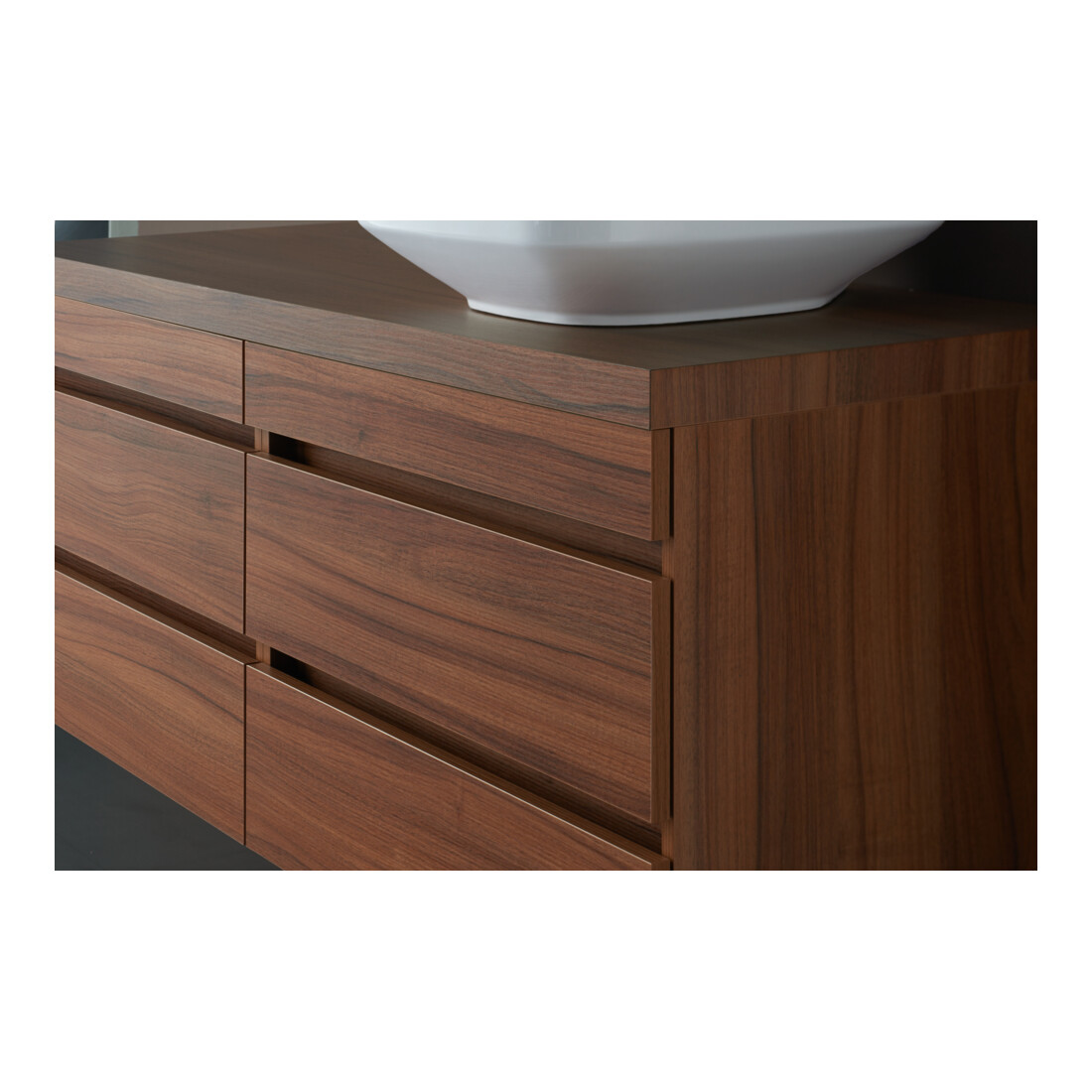 Duravit Meuble sous lavabo Com DuraStyle 70x47,8 cm, noyer naturel, pour console, 2 tiroirs