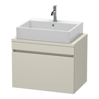 Duravit Meuble sous lavabo Com DuraStyle 70x47,8 cm, taupe, pour console, 1 tiroir