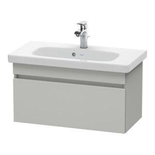 Duravit Meuble sous lavabo Com DuraStyle 73x36,8 cm, béton gris mat, 1 tiroir
