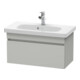 Duravit Meuble sous lavabo Com DuraStyle 73x36,8 cm, béton gris mat, 1 tiroir-1
