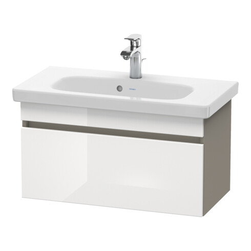 Duravit Meuble sous lavabo Com DuraStyle 73x36,8 cm, blanc hg/b mat, 1 tiroir