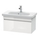 Duravit Meuble sous-lavabo Com DuraStyle 73x36,8 cm, blanc hgl/blanc mat, 1 tiroir-1
