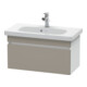 Duravit Meuble sous lavabo Com DuraStyle 73x36,8 cm, blanc mat, 1 tiroir-1