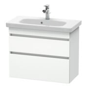 Duravit Meuble sous-lavabo Com DuraStyle 73x36,8 cm, blanc mat, 2 tiroirs, suspendu