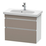 Duravit Meuble sous lavabo Com DuraStyle 73x36,8 cm, blanc mat, 2 tiroirs, suspendu-1