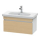 Duravit Meuble sous lavabo Com DuraStyle 73x36,8 cm, blanc mat/oeuf naturel, 1 tiroir-1