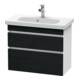 Duravit Meuble sous-lavabo Com DuraStyle 73x36,8 cm, blanc œuf, 2 tiroirs, suspendu-1