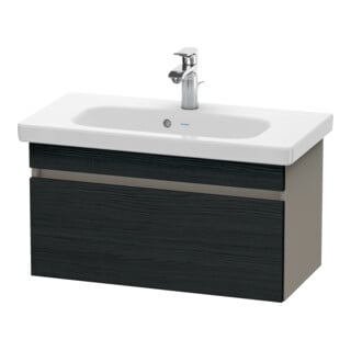 Duravit Meuble sous-lavabo Com DuraStyle 73x36,8 cm, blanc œuf/basalte mat, 1 tiroir