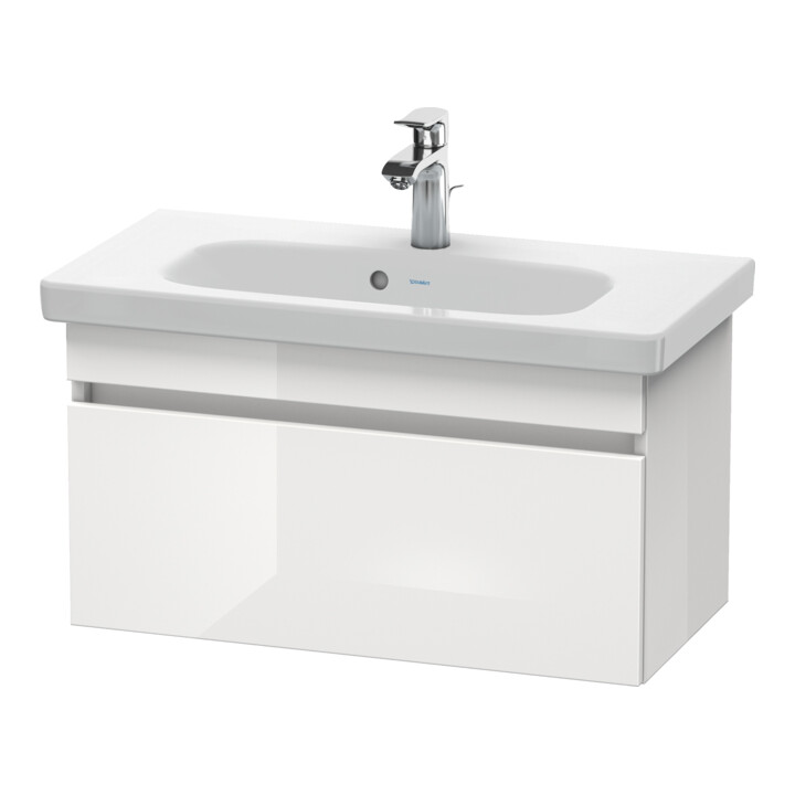 Duravit Meuble sous-lavabo Com DuraStyle 73x36,8 cm, graphite mat/blanc mat, 1 tiroir