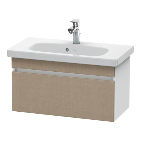 Duravit Meuble sous lavabo Com DuraStyle 73x36,8 cm, lin/blanc mat, 1 tiroir