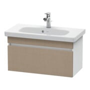 Duravit Meuble sous lavabo Com DuraStyle 73x36,8 cm, lin/blanc mat, 1 tiroir