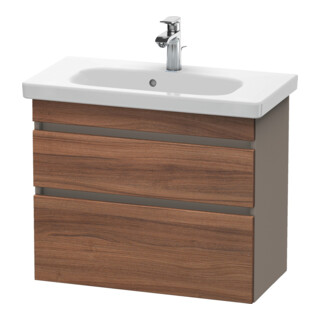 Duravit Meuble sous lavabo Com DuraStyle 73x36,8 cm, N nat/b ma, 2 tiroirs, suspendu