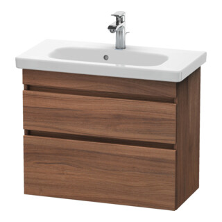 Duravit Meuble sous lavabo Com DuraStyle 73x36,8 cm, noyer naturel, 2 tiroirs, suspendu