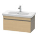Duravit Meuble sous lavabo Com DuraStyle 73x36,8 cm, œuf naturel/mat, 1 tiroir-1