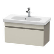 Duravit Meuble sous-lavabo Com DuraStyle 73x36,8 cm, taupe/basalte mat, 1 tiroir