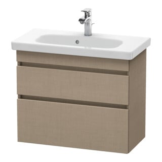 Duravit Meuble sous lavabo Com DuraStyle 73x36,8cm, blanc, 2 tiroirs, suspendu