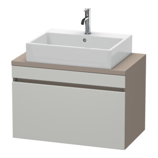 Duravit Meuble sous lavabo Com DuraStyle 80x47,8 cm, betong/mat, 1 tiroir