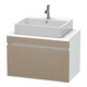Duravit Meuble sous-lavabo Com DuraStyle 80x47,8 cm, blanc mat, 1 tiroir-1