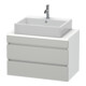Duravit Meuble sous-lavabo Com DuraStyle 80x47,8 cm, blanc mat, 2 tiroirs-1