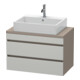 Duravit Meuble sous-lavabo Com DuraStyle 80x47,8 cm, blanc mat, 2 tiroirs-1