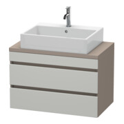 Duravit Meuble sous-lavabo Com DuraStyle 80x47,8 cm, blanc mat, 2 tiroirs