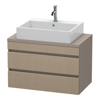 Duravit Meuble sous-lavabo Com DuraStyle 80x47,8 cm, blanc mat, 2 tiroirs